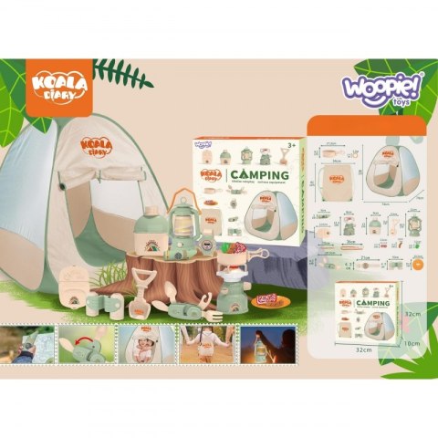 WOOPIE Discovery Zestaw Małego Odkrywcy Namiot Kempingowy XXL na Biwak 15 el. WOOPIE Discovery Zestaw Małego Odkrywcy Namiot Kempingowy XXL na Biwak 15 el.