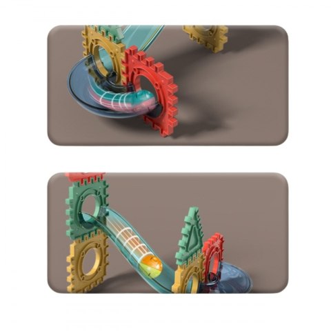 WOOPIE Klocki Konstrukcyjne 3D Zestaw Edukacyjny Tor Kulkowy 128el. WOOPIE Klocki Konstrukcyjne 3D Zestaw Edukacyjny Tor Kulkowy 128el.