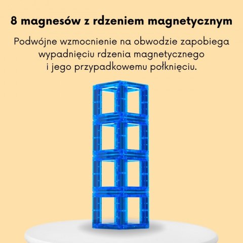 WOOPIE Klocki Magnetyczne Konstrukcyjne 3D Zestaw Edukacyjny Nauka Liczenia 70 el. WOOPIE Klocki Magnetyczne Konstrukcyjne 3D Zestaw Edukacyjny Nauka Liczenia 70 el.