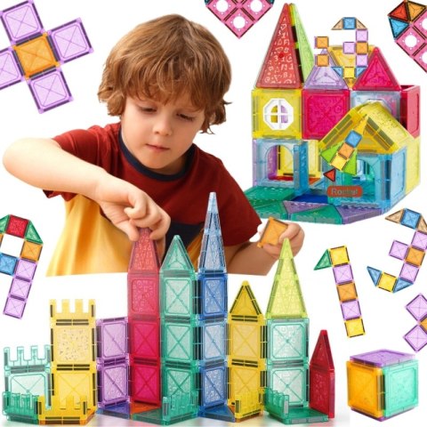 WOOPIE Klocki Magnetyczne Konstrukcyjne 3D Zestaw Edukacyjny Zamek Pojazdy110el.. WOOPIE Klocki Magnetyczne Konstrukcyjne 3D Zestaw Edukacyjny Zamek Pojazdy110el..