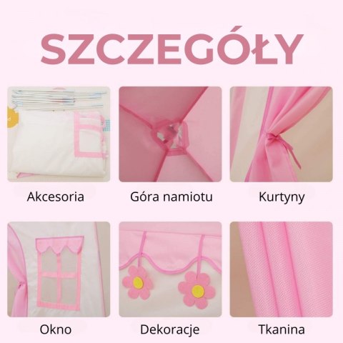 Wooopie Namiot Domek do Domu i Ogrodu XXL z Podłogą Wooopie Namiot Domek do Domu i Ogrodu XXL z Podłogą