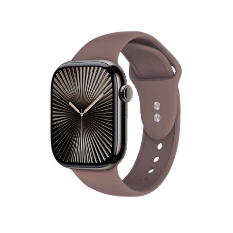 Crong Liquid - Pasek do Apple Watch 38/40/41/42 mm (brązowy) Crong Liquid - Pasek do Apple Watch 38/40/41/42 mm (brązowy)