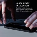 Crong Nano Glass - Niepękające szkło hybrydowe iPhone 15 Pro Max