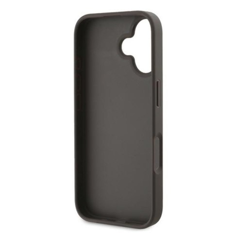 Guess 4G Bottom Stripe - Etui iPhone 16 Plus (brązowy) Guess 4G Bottom Stripe - Etui iPhone 16 Plus (brązowy)