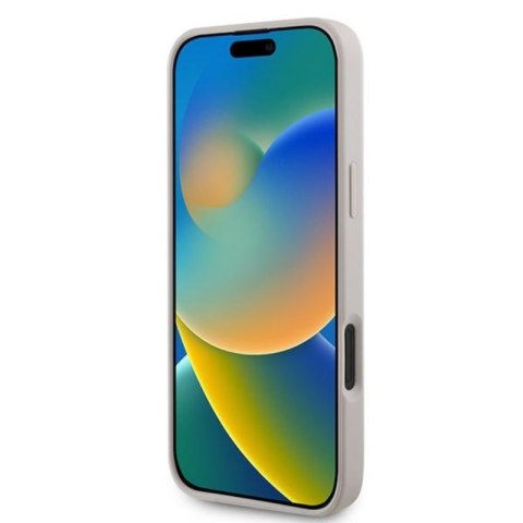 Guess 4G Bottom Stripe - Etui iPhone 16 Plus (różowy) Guess 4G Bottom Stripe - Etui iPhone 16 Plus (różowy)