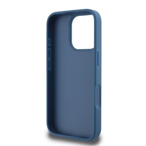 Guess 4G Bottom Stripe - Etui iPhone 16 Pro Max (niebieski) Guess 4G Bottom Stripe - Etui iPhone 16 Pro Max (niebieski)