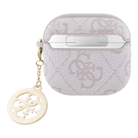 Guess 4G Strass Charm - Etui AirPods 4 (różowy) Guess 4G Strass Charm - Etui AirPods 4 (różowy)