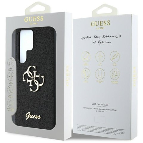 Guess Fixed Glitter Big 4G Metal Logo - Etui do Samsung Galaxy S25 Ultra (czarny) Guess Fixed Glitter Big 4G Metal Logo - Etui do Samsung Galaxy S25 Ultra (czarny)