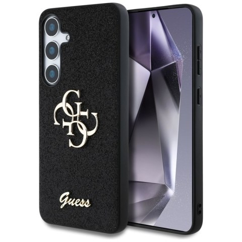 Guess Fixed Glitter Big 4G Metal Logo - Etui do Samsung Galaxy S25 (czarny) Guess Fixed Glitter Big 4G Metal Logo - Etui do Samsung Galaxy S25 (czarny)