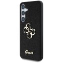 Guess Fixed Glitter Big 4G Metal Logo - Etui do Samsung Galaxy S25 (czarny)