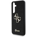 Guess Fixed Glitter Big 4G Metal Logo - Etui do Samsung Galaxy S25 (czarny)