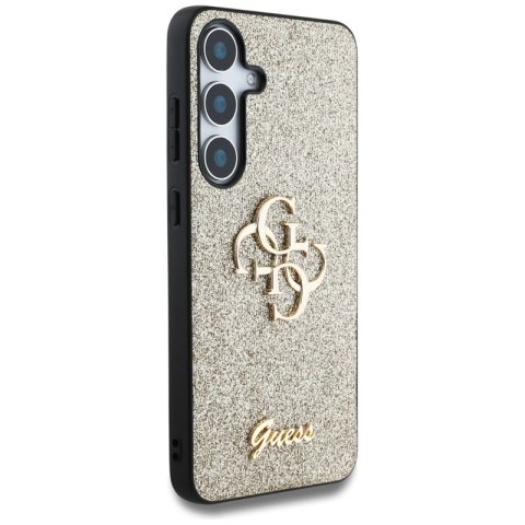 Guess Fixed Glitter Big 4G Metal Logo - Etui do Samsung Galaxy S25+ (złoty) Guess Fixed Glitter Big 4G Metal Logo - Etui do Samsung Galaxy S25+ (złoty)