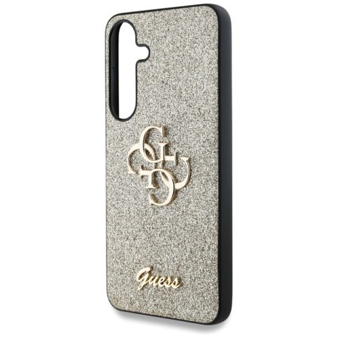 Guess Fixed Glitter Big 4G Metal Logo - Etui do Samsung Galaxy S25+ (złoty) Guess Fixed Glitter Big 4G Metal Logo - Etui do Samsung Galaxy S25+ (złoty)