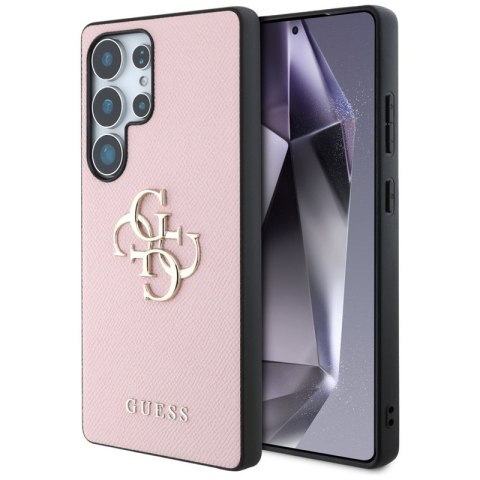 Guess Grained Big 4G Logo Small Classic Logo - Etui do Samsung Galaxy S25 Ultra (różowy) Guess Grained Big 4G Logo Small Classic Logo - Etui do Samsung Galaxy S25 Ultra (różowy)