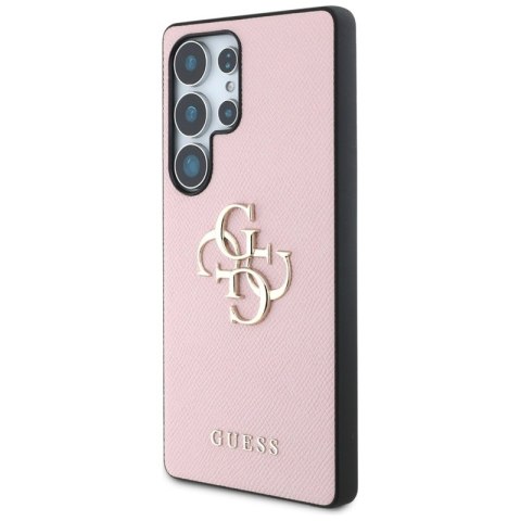 Guess Grained Big 4G Logo Small Classic Logo - Etui do Samsung Galaxy S25 Ultra (różowy) Guess Grained Big 4G Logo Small Classic Logo - Etui do Samsung Galaxy S25 Ultra (różowy)