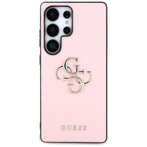 Guess Grained Big 4G Logo Small Classic Logo - Etui do Samsung Galaxy S25 Ultra (różowy) Guess Grained Big 4G Logo Small Classic Logo - Etui do Samsung Galaxy S25 Ultra (różowy)