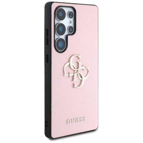 Guess Grained Big 4G Logo Small Classic Logo - Etui do Samsung Galaxy S25 Ultra (różowy) Guess Grained Big 4G Logo Small Classic Logo - Etui do Samsung Galaxy S25 Ultra (różowy)