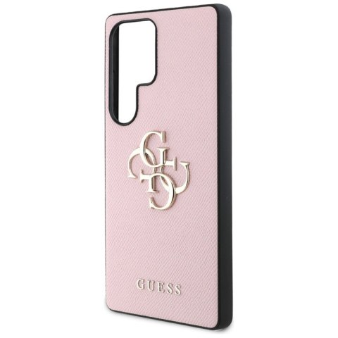 Guess Grained Big 4G Logo Small Classic Logo - Etui do Samsung Galaxy S25 Ultra (różowy) Guess Grained Big 4G Logo Small Classic Logo - Etui do Samsung Galaxy S25 Ultra (różowy)