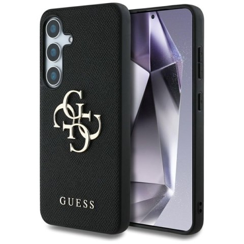 Guess Grained Big 4G Logo Small Classic Logo - Etui do Samsung Galaxy S25+ (czarny) Guess Grained Big 4G Logo Small Classic Logo - Etui do Samsung Galaxy S25+ (czarny)