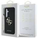 Guess Grained Big 4G Logo Small Classic Logo - Etui do Samsung Galaxy S25+ (czarny)