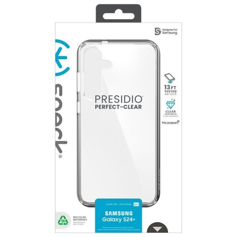 Speck Presidio Perfect-Clear - Etui Samsung Galaxy S24+ (Clear/Clear) Speck Presidio Perfect-Clear - Etui Samsung Galaxy S24+ (Clear/Clear)