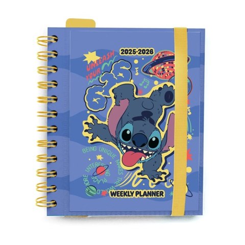 Disney Stitch - Kalendarz / Planner tygodniowy A5 2025/2026 Disney Stitch - Kalendarz / Planner tygodniowy A5 2025/2026