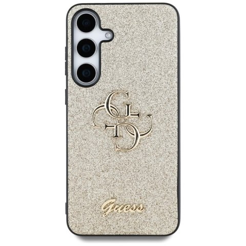 Guess Fixed Glitter Big 4G Metal Logo - Etui do Samsung Galaxy S25 (złoty) Guess Fixed Glitter Big 4G Metal Logo - Etui do Samsung Galaxy S25 (złoty)