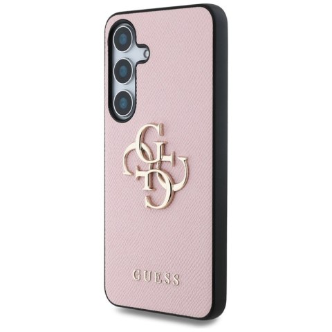 Guess Grained Big 4G Logo Small Classic Logo - Etui do Samsung Galaxy S25+ (różowy) Guess Grained Big 4G Logo Small Classic Logo - Etui do Samsung Galaxy S25+ (różowy)