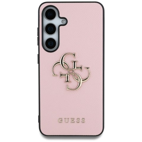 Guess Grained Big 4G Logo Small Classic Logo - Etui do Samsung Galaxy S25+ (różowy) Guess Grained Big 4G Logo Small Classic Logo - Etui do Samsung Galaxy S25+ (różowy)
