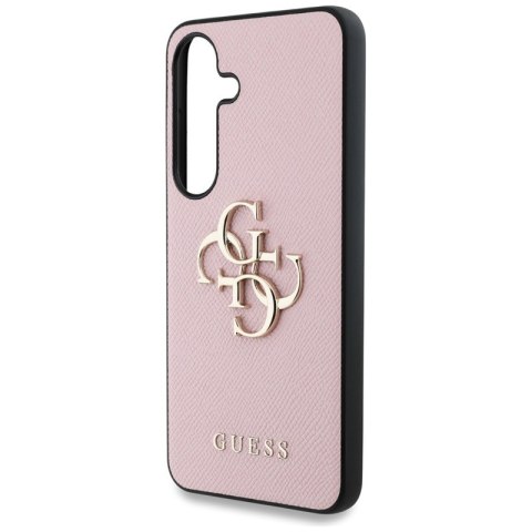 Guess Grained Big 4G Logo Small Classic Logo - Etui do Samsung Galaxy S25+ (różowy) Guess Grained Big 4G Logo Small Classic Logo - Etui do Samsung Galaxy S25+ (różowy)