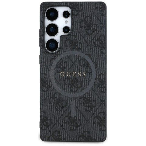 Guess Leather 4G Colored Ring Classic Logo MagSafe - Etui do Samsung Galaxy S25 Ultra (czarny) Guess Leather 4G Colored Ring Classic Logo MagSafe - Etui do Samsung Galaxy S25 Ultra (czarny)
