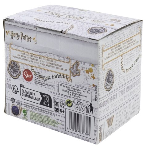 Harry Potter - Kubek ceramiczny zmieniający kolor w pudełku prezentowym 325 ml Harry Potter - Kubek ceramiczny zmieniający kolor w pudełku prezentowym 325 ml