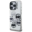 Karl Lagerfeld IML Multi K&C Head Pattern - Etui iPhone 16 Pro (przezroczysty)