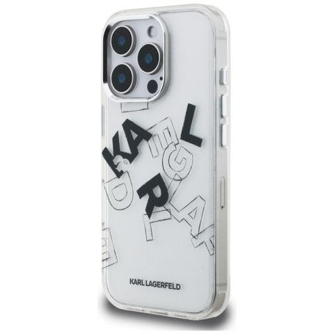 Karl Lagerfeld IML Sketched Graphic - Etui iPhone 16 Pro Max (przezroczysty) Karl Lagerfeld IML Sketched Graphic - Etui iPhone 16 Pro Max (przezroczysty)