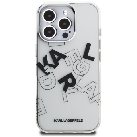 Karl Lagerfeld IML Sketched Graphic - Etui iPhone 16 Pro Max (przezroczysty) Karl Lagerfeld IML Sketched Graphic - Etui iPhone 16 Pro Max (przezroczysty)