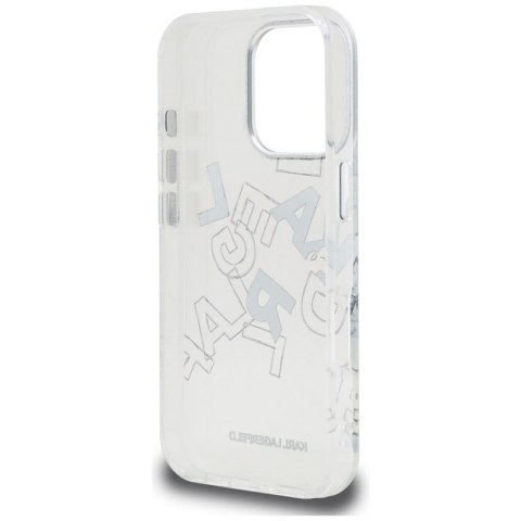 Karl Lagerfeld IML Sketched Graphic - Etui iPhone 16 Pro Max (przezroczysty) Karl Lagerfeld IML Sketched Graphic - Etui iPhone 16 Pro Max (przezroczysty)