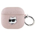 Karl Lagerfeld Monogram Choupette Head - Etui AirPods 4 (różowy)