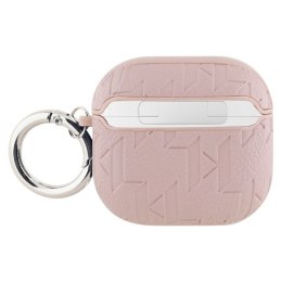 Karl Lagerfeld Monogram Karl & Choupette Head - Etui AirPods 4 (różowy)