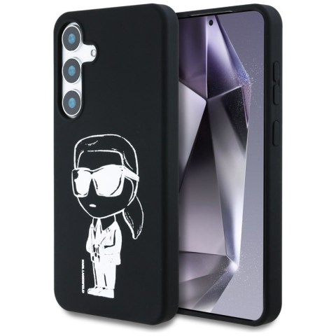 Karl Lagerfeld Silicone Graffiti Ikonik Printed Logo MagSafe - Etui Samsung Galaxy S25 (czarny) Karl Lagerfeld Silicone Graffiti Ikonik Printed Logo MagSafe - Etui Samsung Galaxy S25 (czarny)