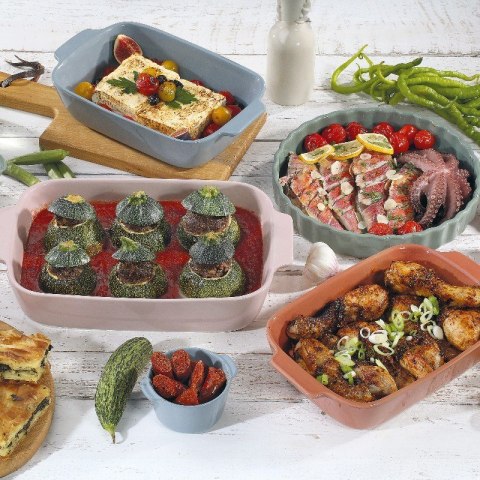 Küchenprofi Porto - Ceramiczna brytfanna / naczynie do zapiekania 30×19×6,5 cm (zielony) Küchenprofi Porto - Ceramiczna brytfanna / naczynie do zapiekania 30×19×6,5 cm (zielony)