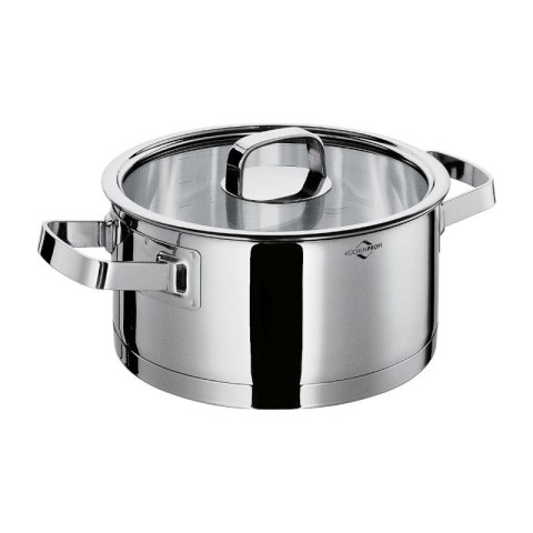 Küchenprofi San Remo - Garnek niski ze stali nierdzewnej i szklaną pokrywą 2,5 l, średnica 20 cm Küchenprofi San Remo - Garnek niski ze stali nierdzewnej i szklaną pokrywą 2,5 l, średnica 20 cm