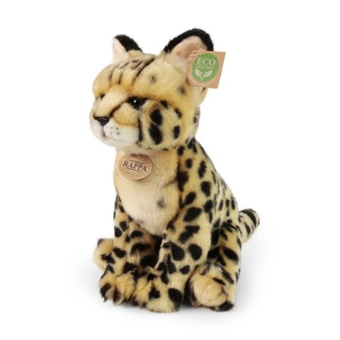 Rappa - Pluszowa realistyczna maskotka Kot Serwal siedzący 30 cm Eco-Friendly Rappa - Pluszowa realistyczna maskotka Kot Serwal siedzący 30 cm Eco-Friendly