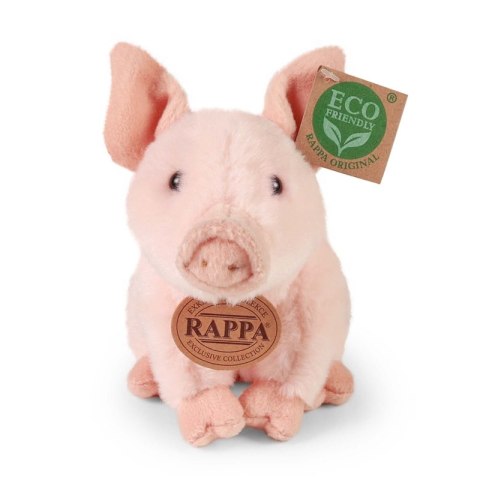 Rappa - Pluszowa realistyczna maskotka Świnka siedząca 18 cm Eco-Friendly Rappa - Pluszowa realistyczna maskotka Świnka siedząca 18 cm Eco-Friendly