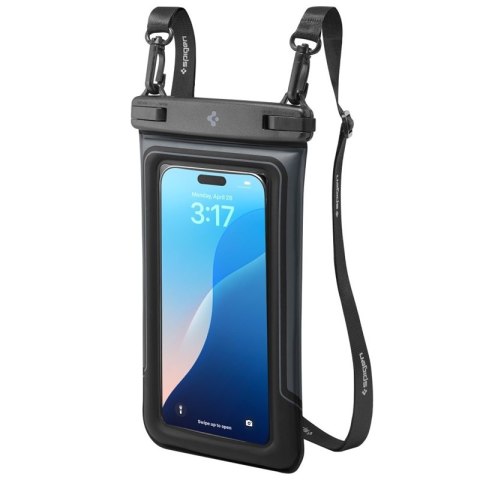 Spigen A611P Universal Waterproof Float Case 2-Pack - Etui wodoodporne do smartfonów do 6.9" (2 sztuki) (Matte Black) Spigen A611P Universal Waterproof Float Case 2-Pack - Etui wodoodporne do smartfonów do 6.9" (2 sztuki) (Matte Black)