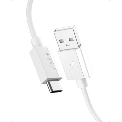 Spigen EB6020AC Essential - Kabel USB-A do USB-C PD 60W 2m (Biały) Spigen EB6020AC Essential - Kabel USB-A do USB-C PD 60W 2m (Biały)