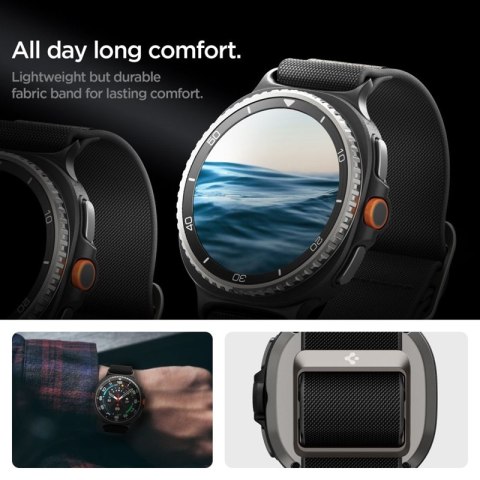 Spigen Fit Lite - Pasek do Samsung Galaxy Watch 8 / 8 Classic 40 / 44 / 46 mm (Black) Spigen Fit Lite - Pasek do Samsung Galaxy Watch 8 / 8 Classic 40 / 44 / 46 mm (Black)