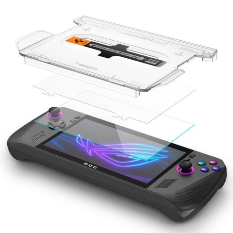 Spigen GLAS.TR EZ FIT 2-Pack - Szkło hartowane do ASUS ROG Ally X (2 sztuki) Spigen GLAS.TR EZ FIT 2-Pack - Szkło hartowane do ASUS ROG Ally X (2 sztuki)