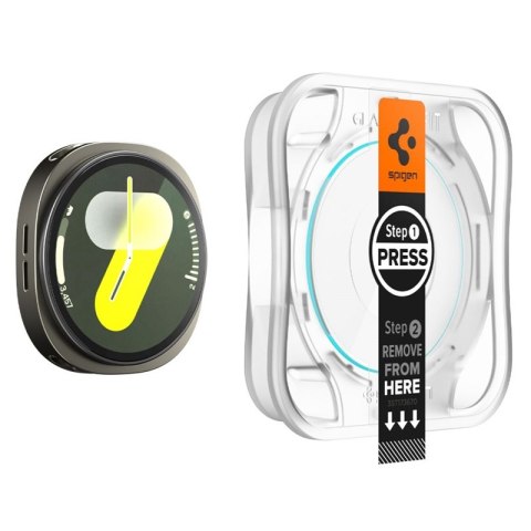 Spigen GLAS.TR EZ FIT 2-Pack - Szkło hartowane do Samsung Galaxy Watch 8 44 mm (2 szt) Spigen GLAS.TR EZ FIT 2-Pack - Szkło hartowane do Samsung Galaxy Watch 8 44 mm (2 szt)