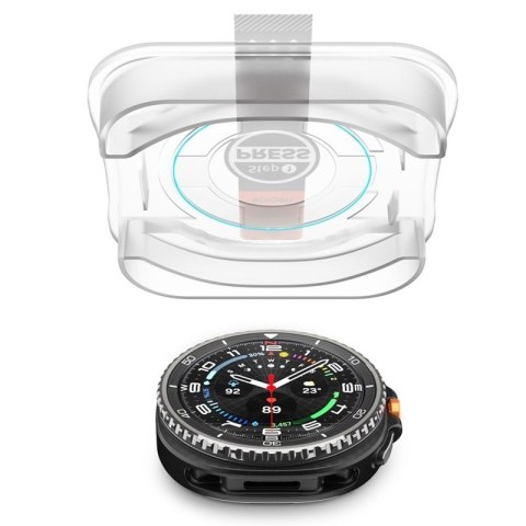 Spigen GLAS.TR EZ FIT 2-Pack - Szkło hartowane do Samsung Galaxy Watch 8 Classic 46 mm (2 szt) Spigen GLAS.TR EZ FIT 2-Pack - Szkło hartowane do Samsung Galaxy Watch 8 Classic 46 mm (2 szt)