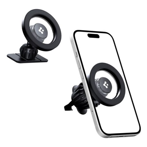 Spigen MFT13 Magnetic Dashboard & Vent Car Mount - Magnetyczny uchwyt samochodowy MagSafe (Czarny) Spigen MFT13 Magnetic Dashboard & Vent Car Mount - Magnetyczny uchwyt samochodowy MagSafe (Czarny)